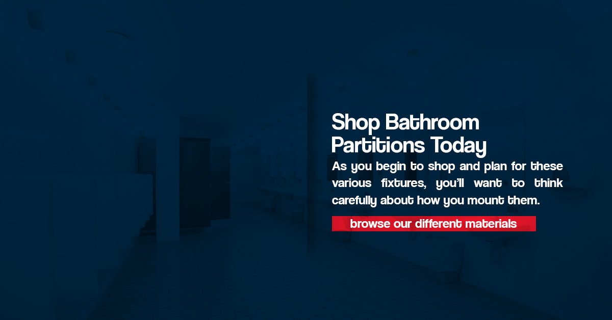 shop bathroom partitions and materials today